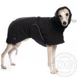 Попона для собак Warm coat Black/beige