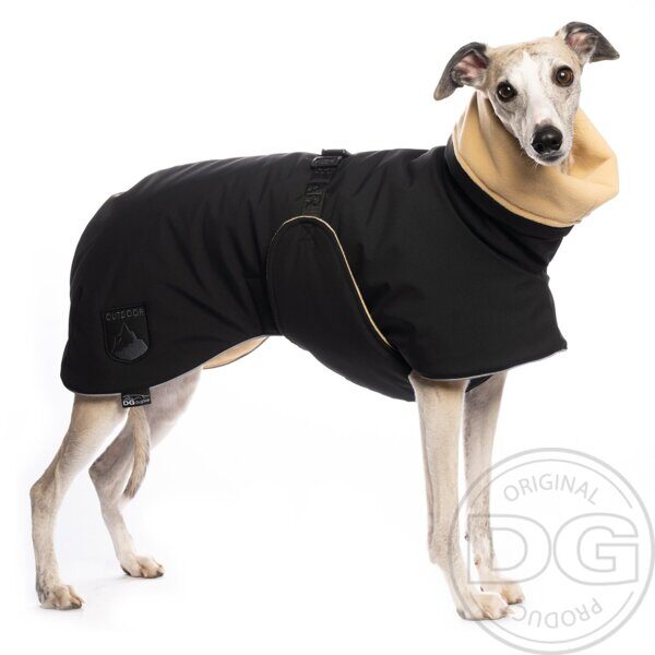 Попона для собак Warm coat Black/beige